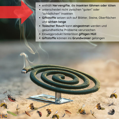 Giftiger Rauch mit Nervengiften