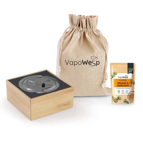 Starterset | Räucherbox inkl. VapoPulver Orange & Rosemary - VapoWesp