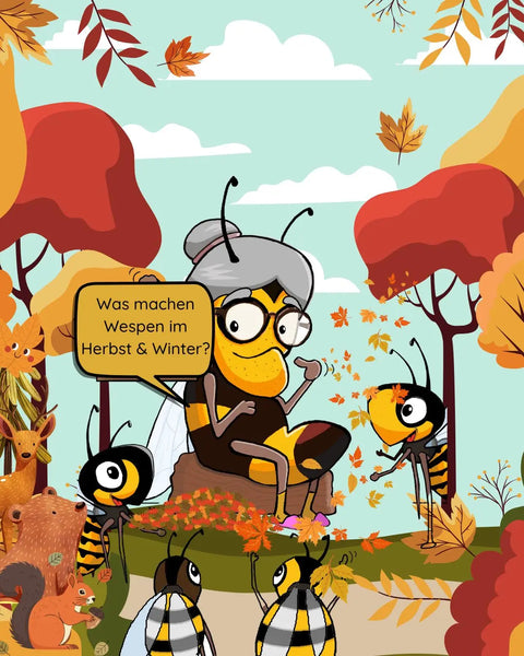Was machen Wespen im Herbst und Winter?