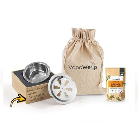 Personalisierbare VapoWesp Räucherbox – mit deiner Wunschbotschaft