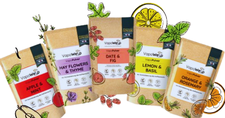 VapoPulver-Set – alle 5 Sorten für deine VapoWesp Räucherbox VapoWesp