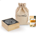 Bundle Starterset | Räucherbox + VapoPulver Orange & Rosemary (50 g) & VapoSticks | 4 VapoPulver-Sorten zum Mitnehmen - VapoWesp